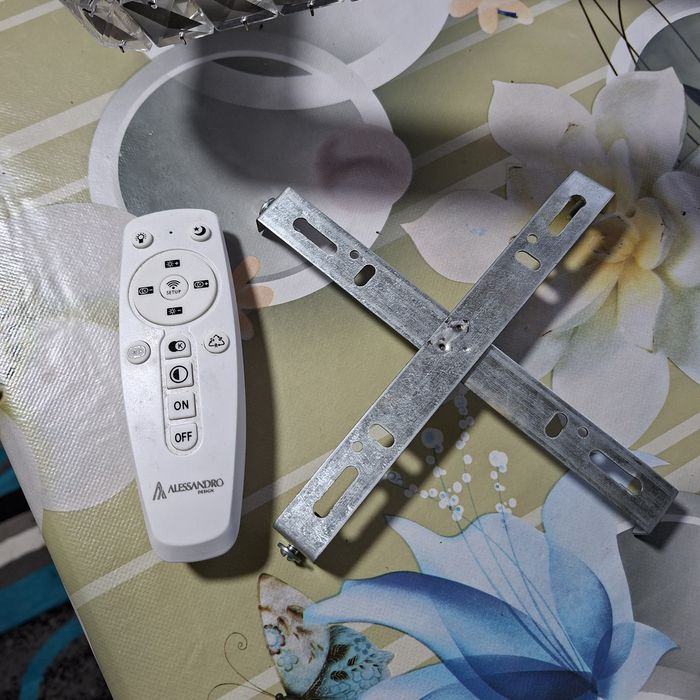 Lustra LED CRISTAL Double Square Echivalent 200W