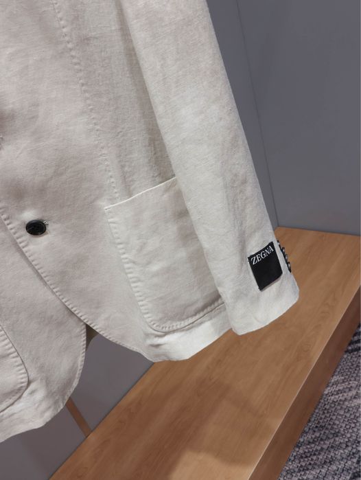 Sacou Zegna , calitate premium , pe comanda , nou , L