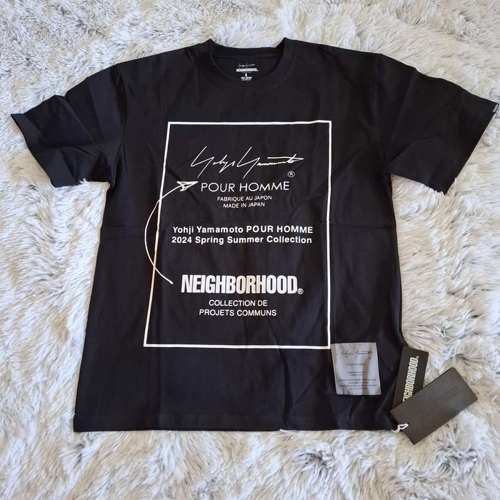 YOHJI YAMAMOTO мъжка тениска черен цвят размер S НОВА