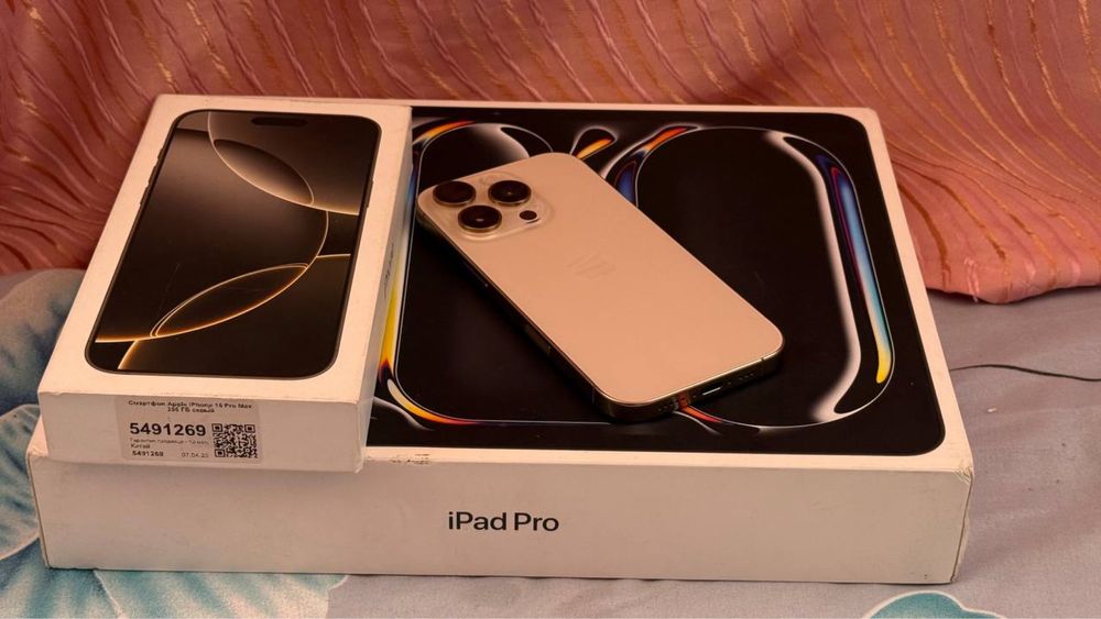 Iphone 16 pro holati ideal  rangi gold
