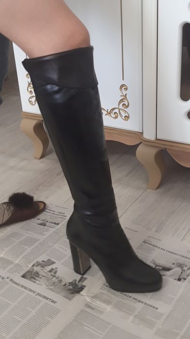 Сапоги-ботфорты (зима)