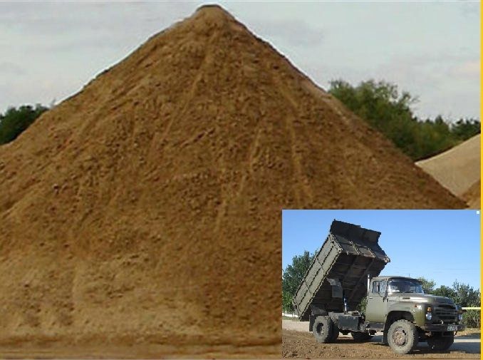 Песок, Щебень. Доставка самосвалами от 1 до 5 кубов.