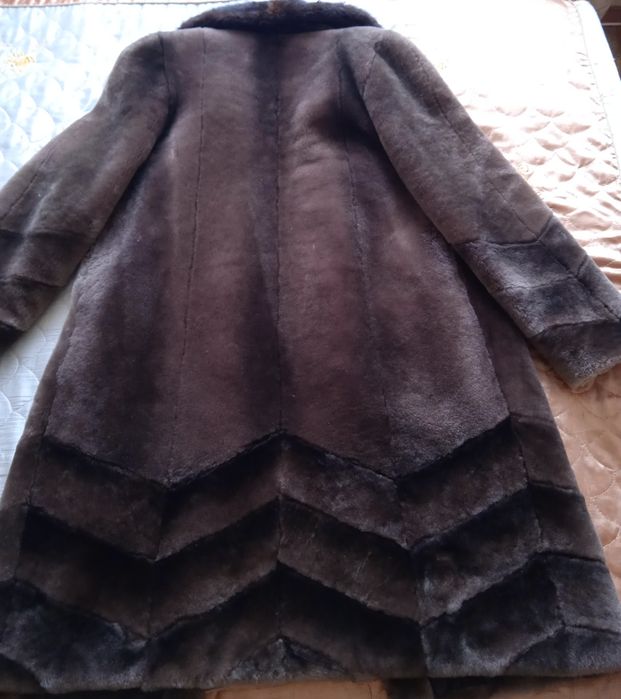 Шуба мутон женская, 54 размер