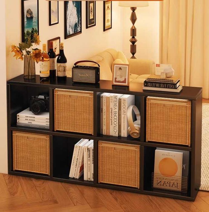 мини книжный шкаф/ шкаф для гостинной/ маленькая тумбочка/ полочки