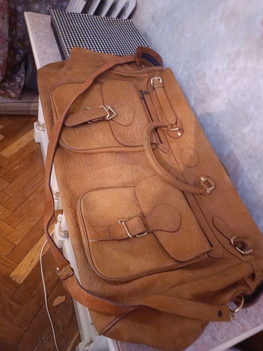 Сумка из кожи слона