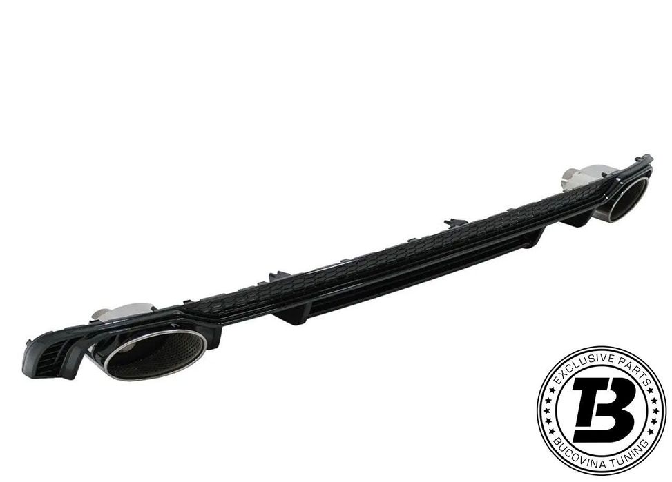 Difuzor Bara Spate cu Ornamente compatibil cu Audi A4 B9 RS4 Design