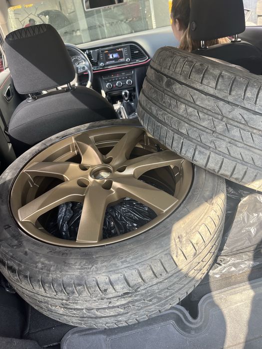 Jante 5x112 R17 custom cu anvelope vara