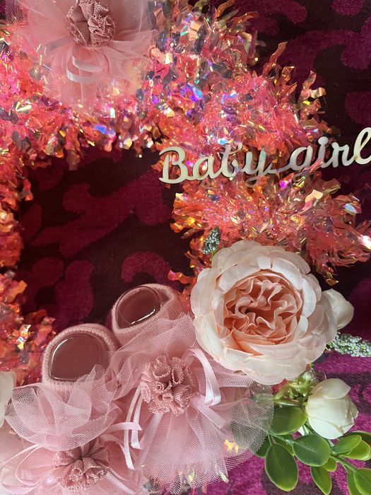 Coronita decor mamica fetita Happy Wreath