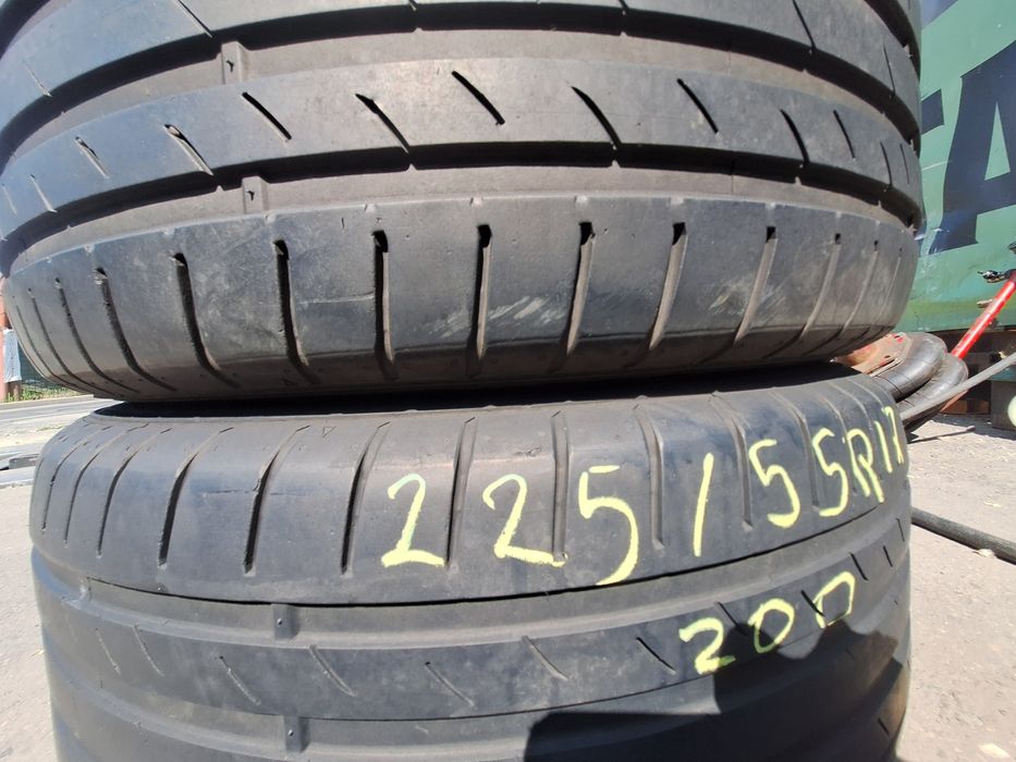 2 anvelope vara 225/55r17 Kumho  dot 2022 Montaj Gratuit