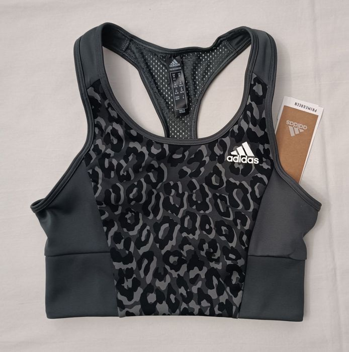 Adidas Designed 2 Move Leopard Bra оригинално бюстие XS Адидас спорт