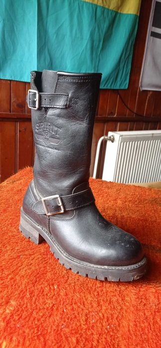 Мото- боти естествена кожа