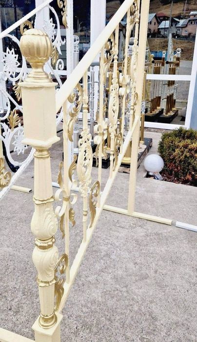 Balustrada din fier forjat brut turnat