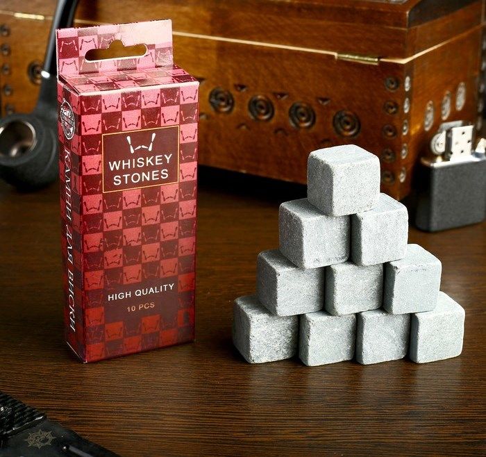 Набор камней для виски в ассортименте 10 шт