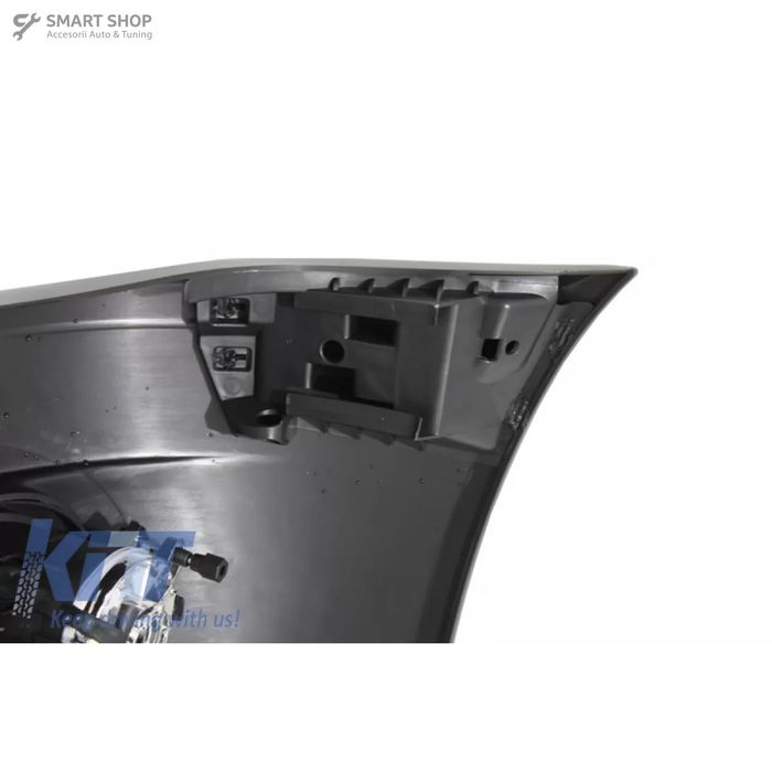 Bara fata BMW Seria 3 E46 (1998-2004) cu Grile Centrale Negru Lucios s