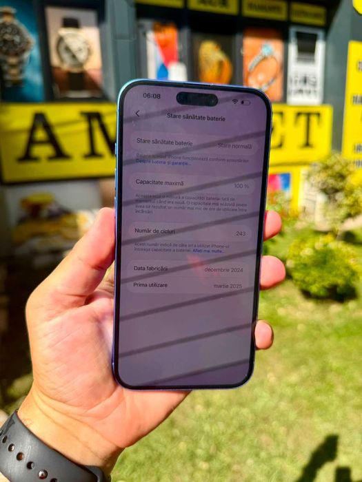 iPhone 16 Plus / 128GB / Ultramarine / 100% Baterie - codat USA