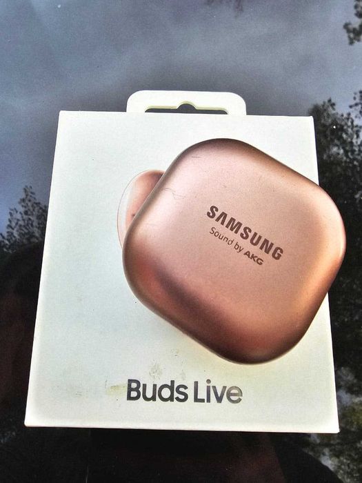 наушники samsung Buds Live Bronz