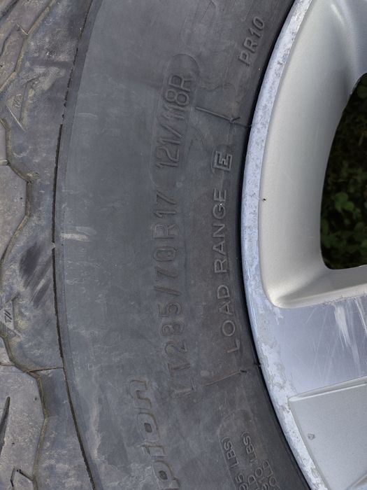 Jante aliaj Nissan Patrol BF Goodrich 285 70 17