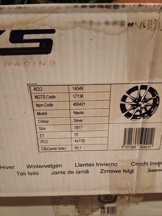 Vând jante aliaj DXS