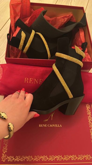 Botine Rene Caovilla noi,in cutie