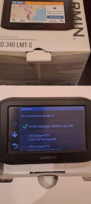 Garmin zumo 346 LMT-S навигация за мотоциклет-комплект