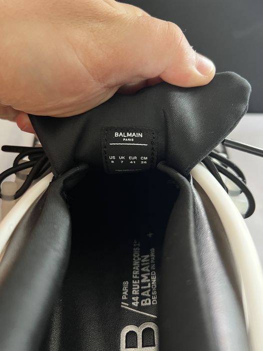 Adidasi Balmain Unicorn Black&White