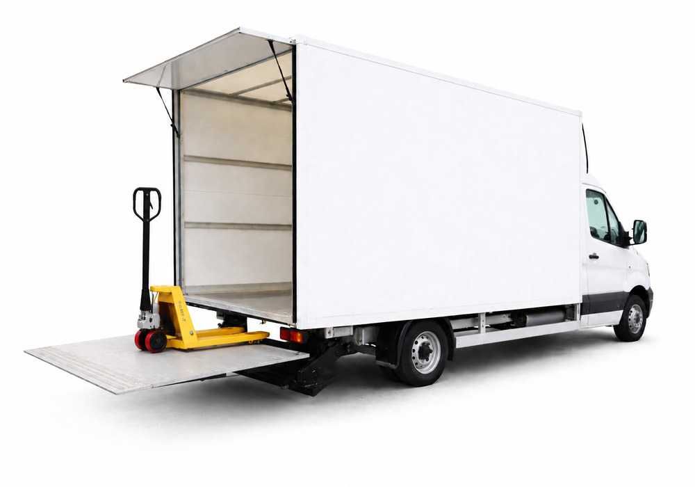 Transport Marfă București duba cu lift hidraulic