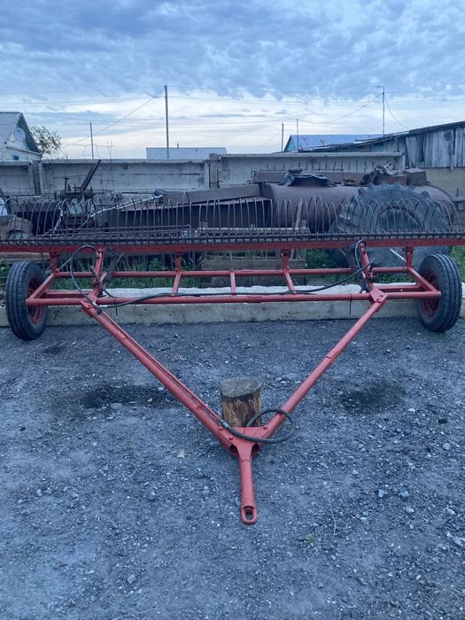 Сено косилка грабля