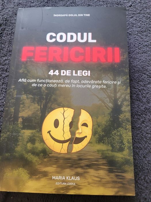 Vând carte codul fericirii
