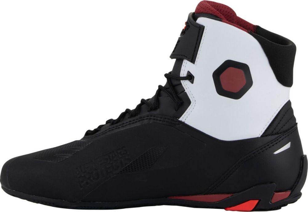 Ghete Alpinestars Faster V4 negru/rosu inchis/alb