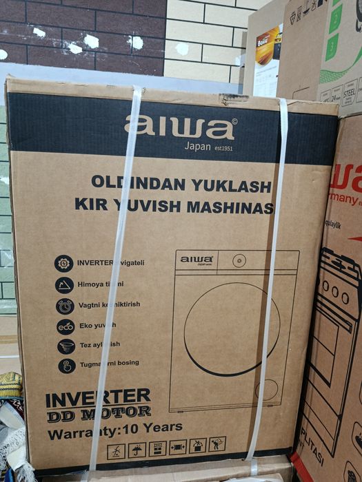 Стиральная машина AIWA (Japan) примой привод! Новинка 2026! Акция!