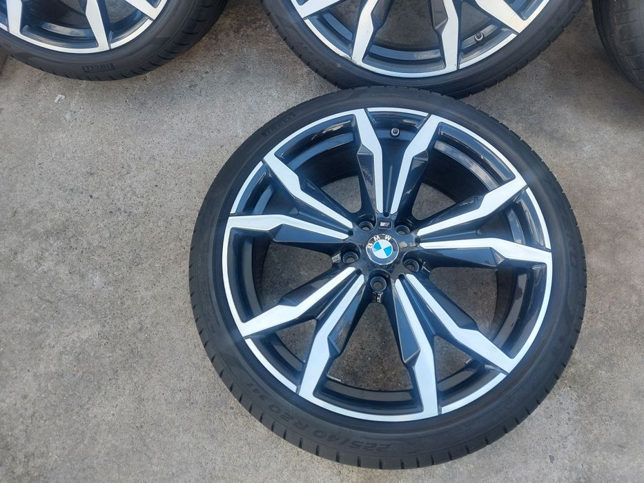 Set jante aluminiu originale r20 / gama BMW X1 F48 si BMW X2 F39 / model STYLE 717 M / 5x112 / cu anvelope de vara 225 40 r20 Pirelli