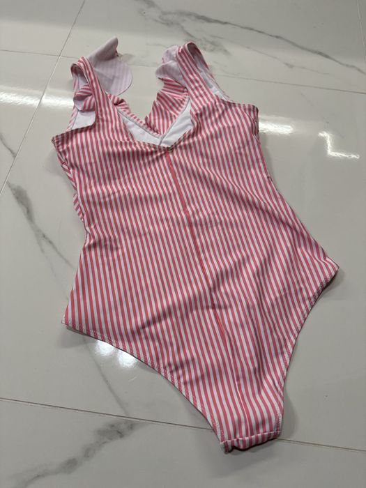 Цял бански в розов цвят Lbd