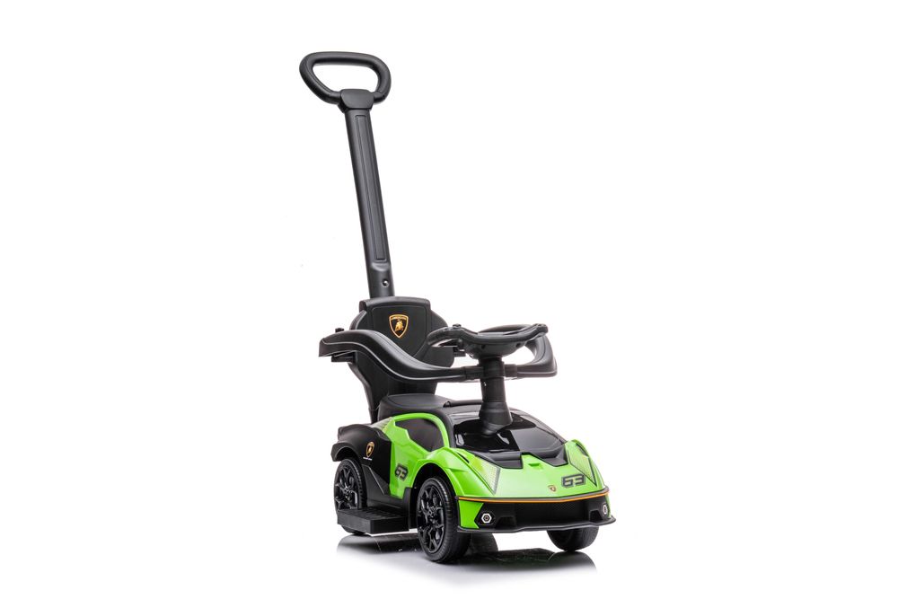 Masinuta premergator pt. copii 2 in 1 Lamborghini Essenza SCV12, verde