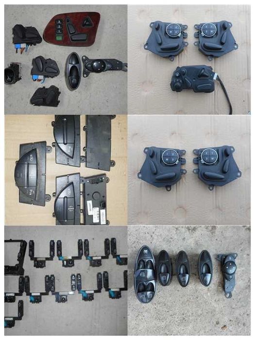 Бутони и конзоли за седалки, аербеци кори багажници и др.  от Мерцедес