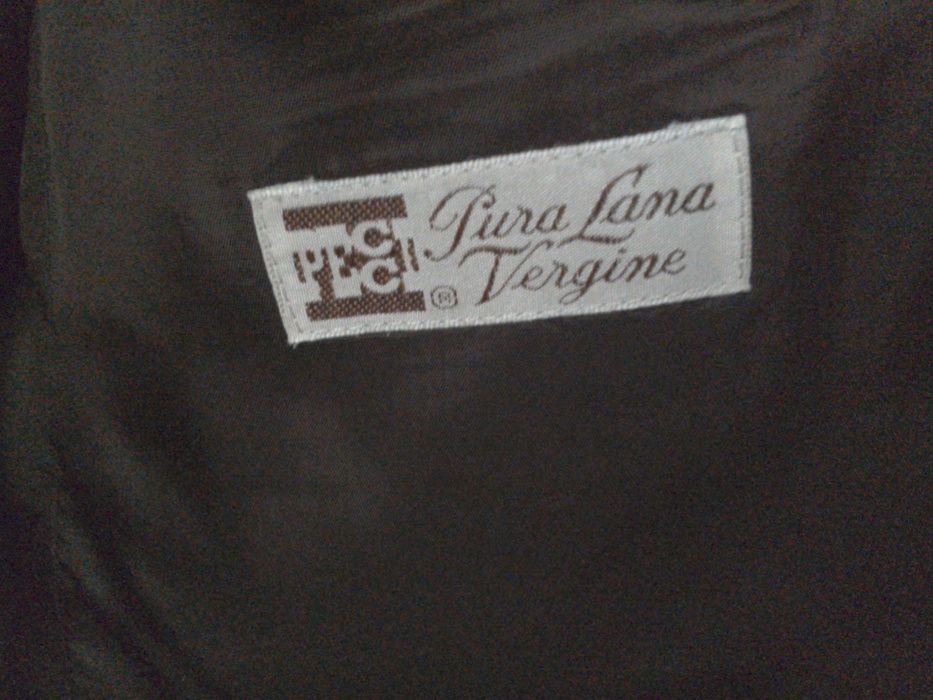 Costum bărbătesc S. Oliver, lână, NOU, în dungi discrete - mărime 48