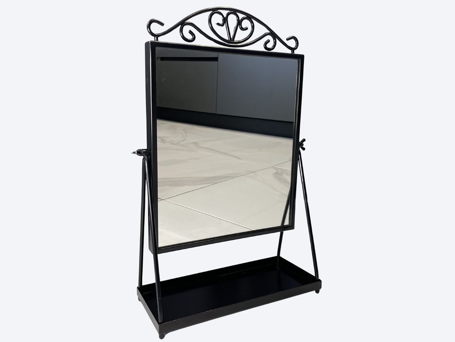 IKEA KARMSUND настолно огледало със стойка – черно – 27 × 43 см