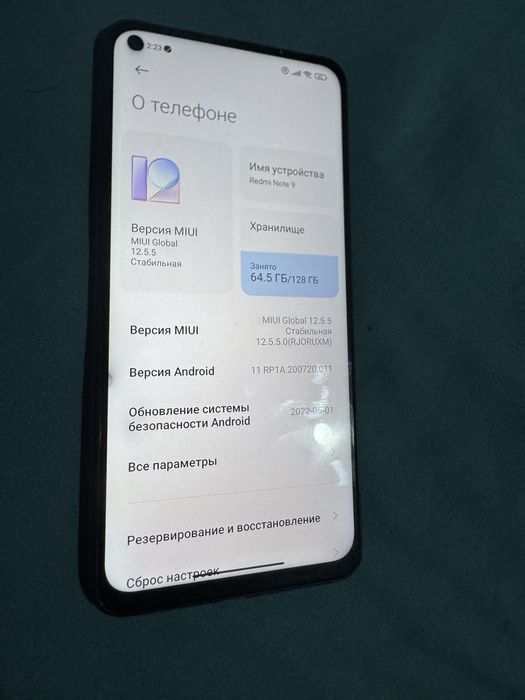 Xiaomi Redmi note 9