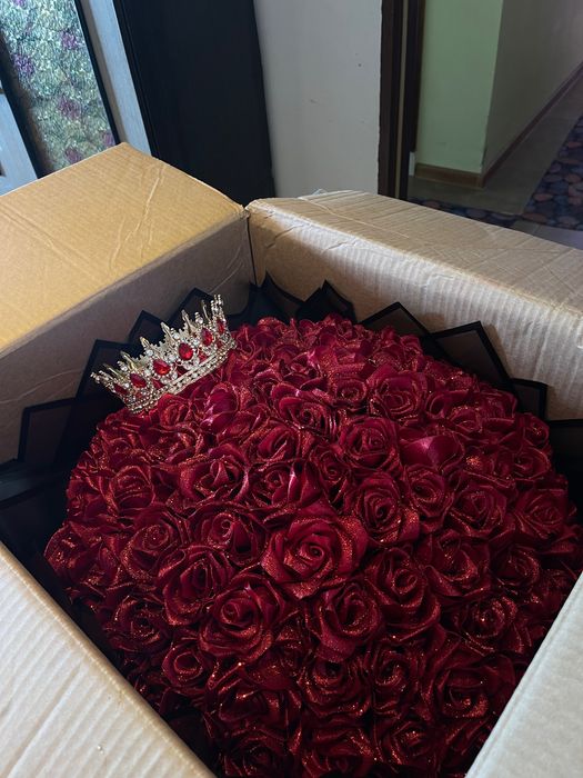 Букети от фоамени рози !!