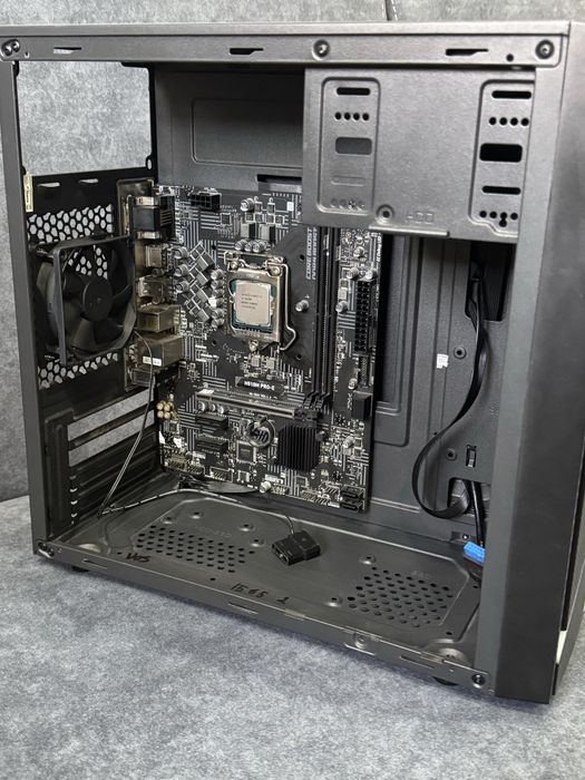 i3 10100f, мат плата msi h510m pro e, корпус
