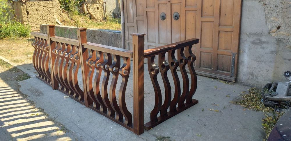 Дървен парапет по размер