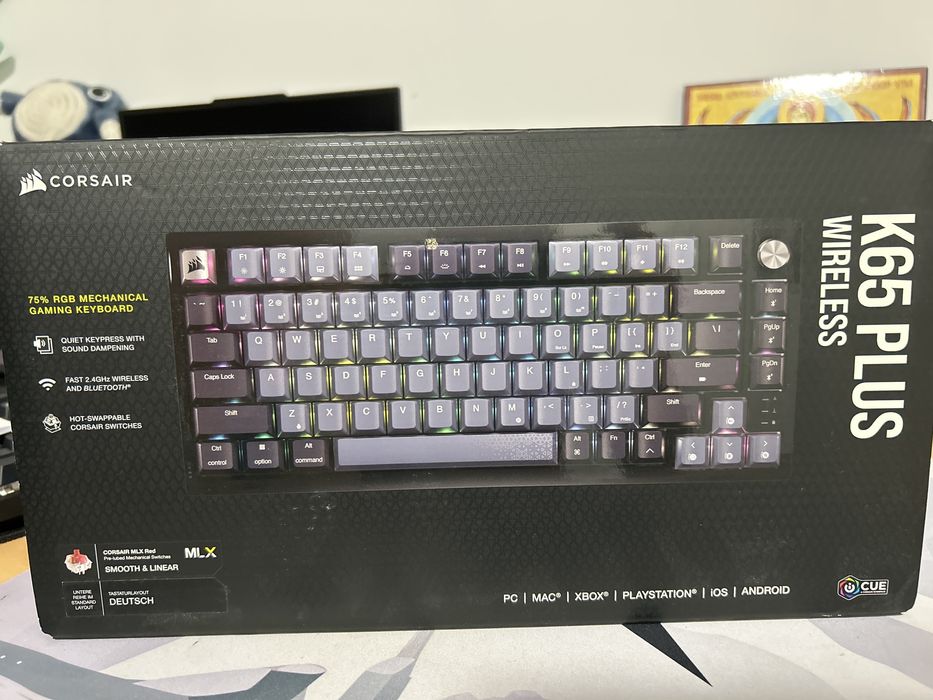 Tastatura corsair k65 plus