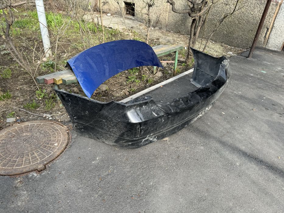 Задний бампер бмв е90, багажник. Bmw e90
