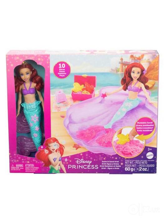 Disney Princess от Mattel, кукла Ариэль Русалочка и набор для бассейна