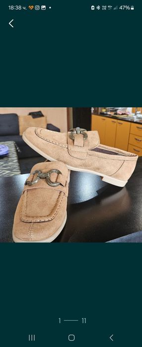 Дамски обувки велур