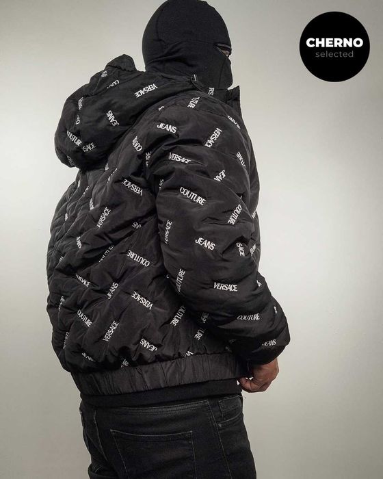 Пухено яке VERSACE JEANS COUTURE Logo-Print Puffer – Резервирано