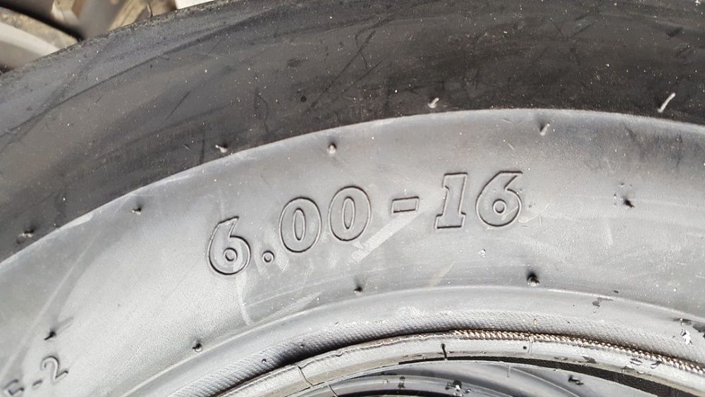 Cauciucuri 6.00-16 noi pentru directie tractor marca BKT 6PR garantie