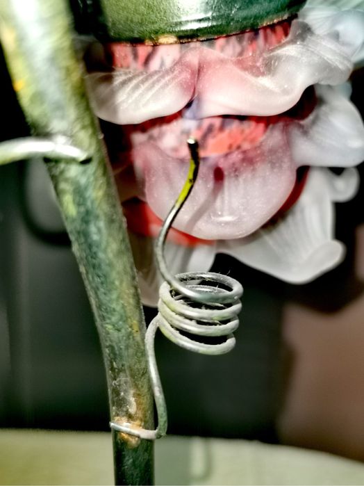 Антикварна Ар Нуво настолна лампа фигура дизайн Муро / copy A Morea