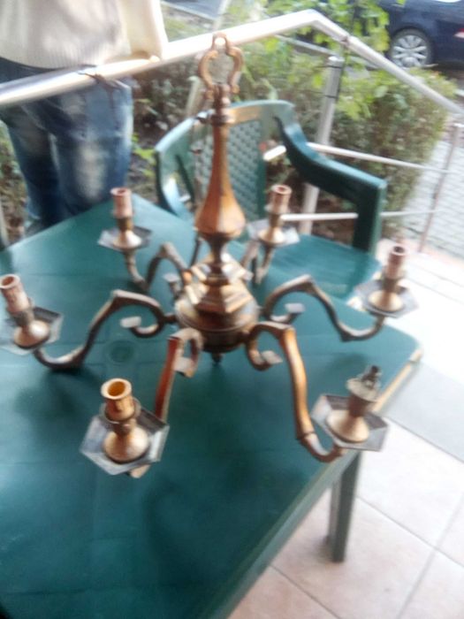 candelabru bronz 6 brate