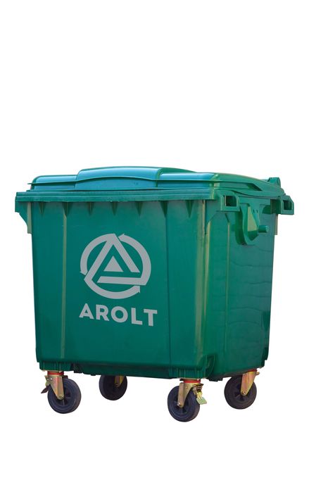 Пластиковый мусорный бак