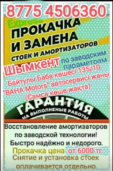 Амортизаторы стойки